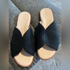 Cole Haan Black Slide Sandals EUC!!